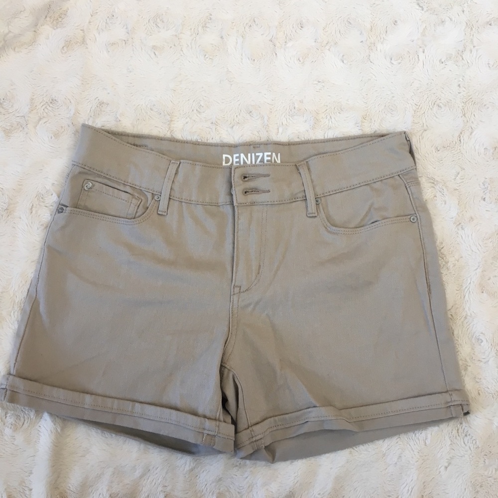 Denizen khaki jean shorts size 12